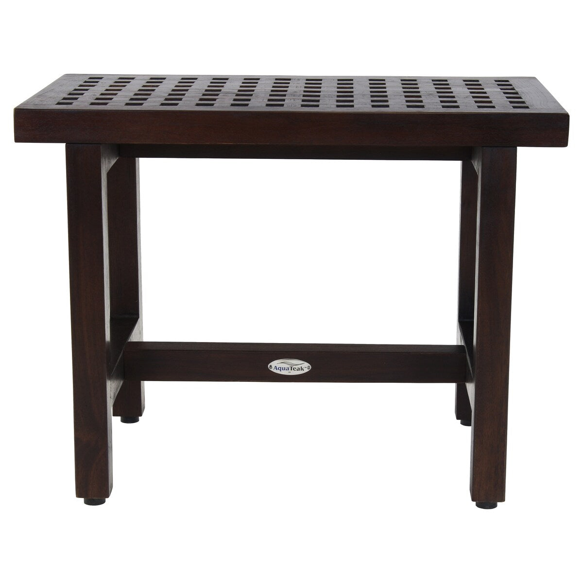 Patented Grate Lotus Teak Shower Bench