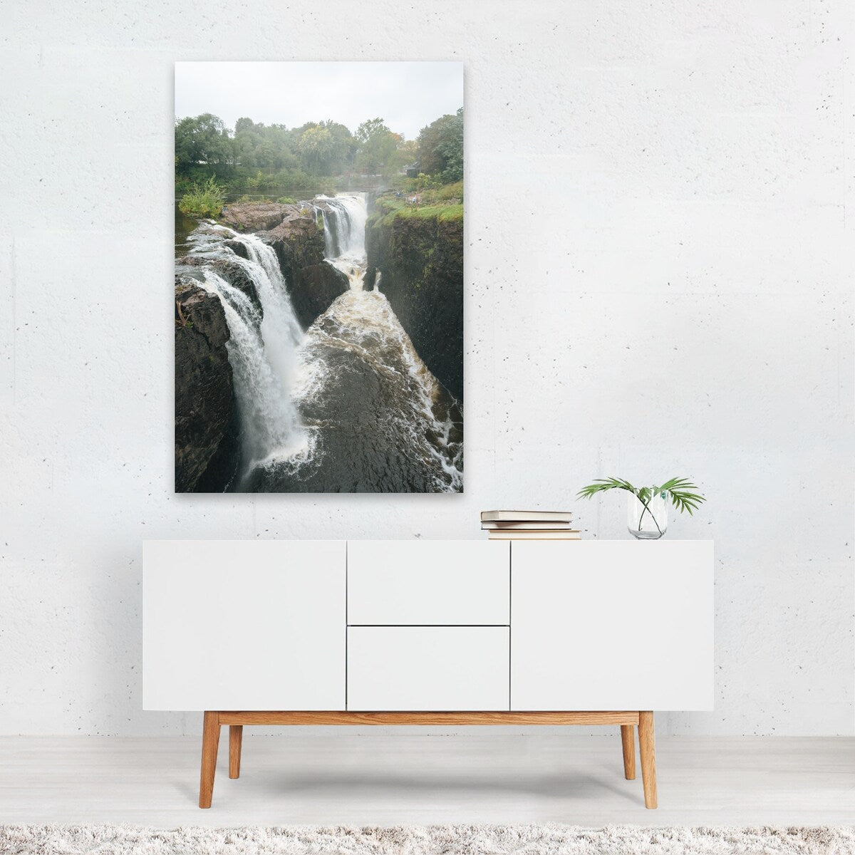 Paterson New Jersey Paterson Great Falls 01 Nature Art Print/Poster