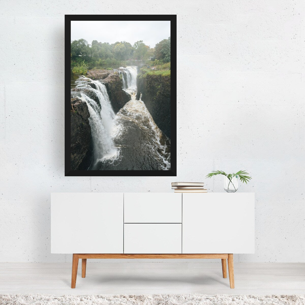 Paterson New Jersey Paterson Great Falls 01 Nature Art Print/Poster