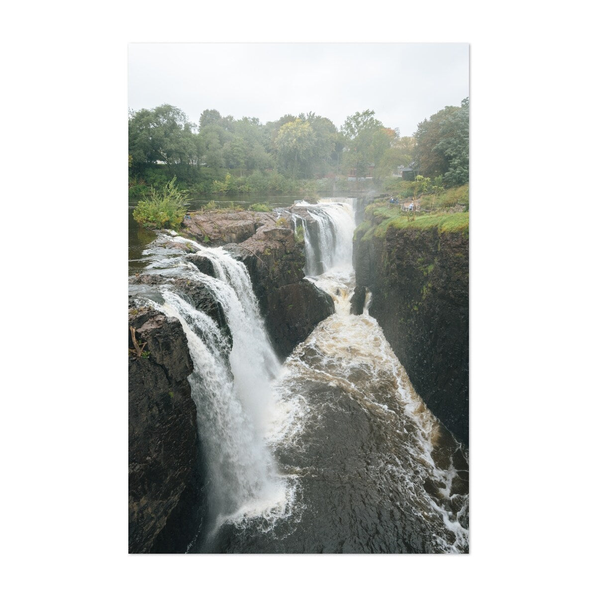 Paterson New Jersey Paterson Great Falls 01 Nature Art Print/Poster