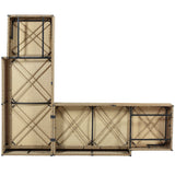 Patio 3-Piece Rattan Sofa Set