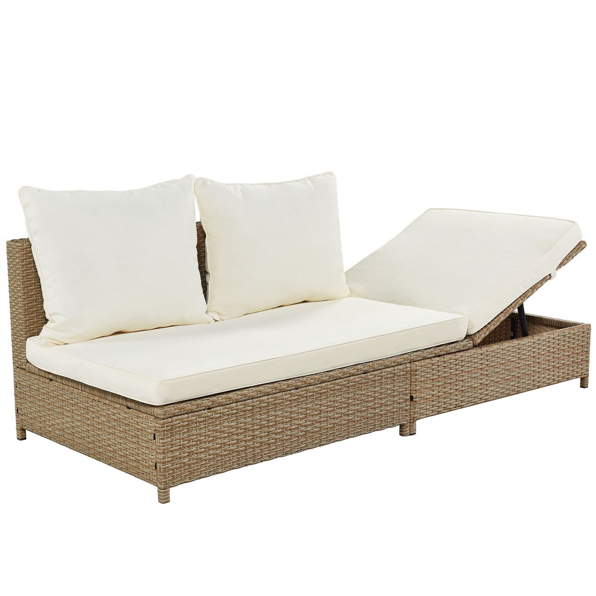 Patio 3-Piece Rattan Sofa Set