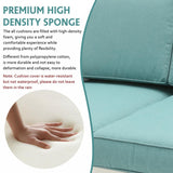 Patio 3 Seater Outdoor Sofa Pool Couch Sofa Chair With Metal Aluminum Furniture