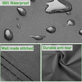 Patio Chair Cover Single or Stackable Furniture Waterproof Windproof Adjustable Fit - 39Lx31"Wx18"Dx29"H