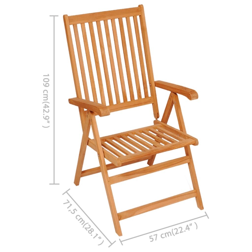 Patio Chairs 2 pcs with Taupe Cushions Solid Teak Wood