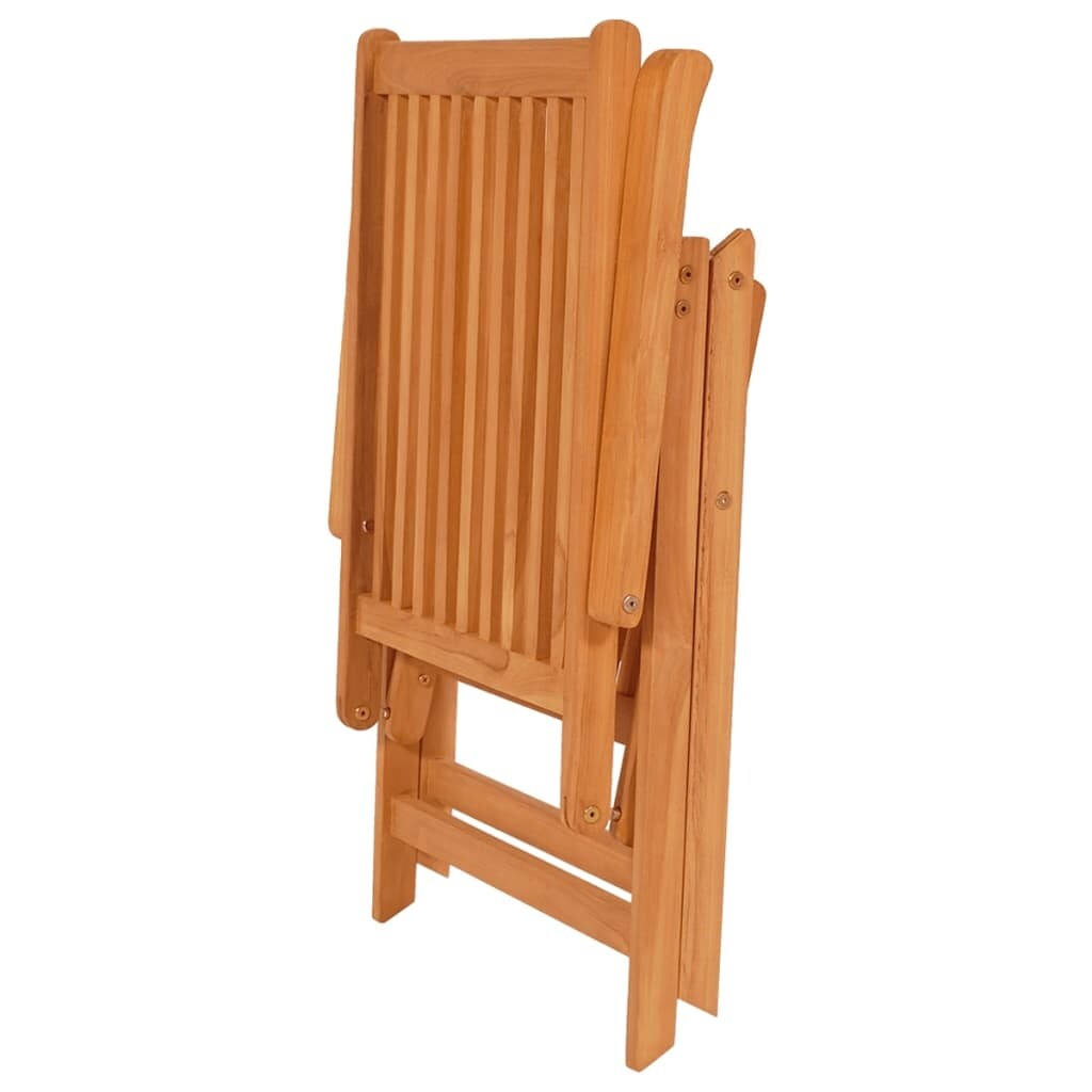 Patio Chairs 2 pcs with Taupe Cushions Solid Teak Wood