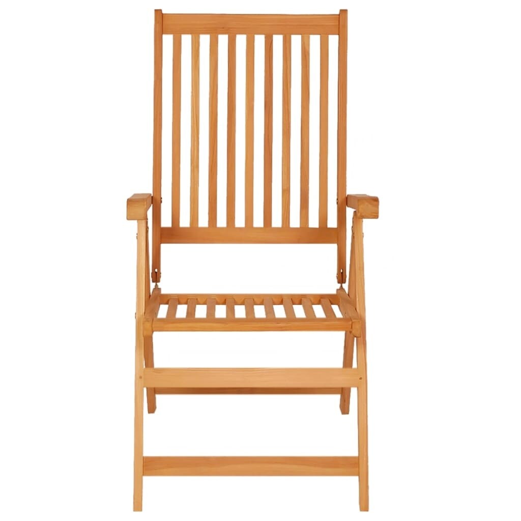 Patio Chairs 2 pcs with Taupe Cushions Solid Teak Wood