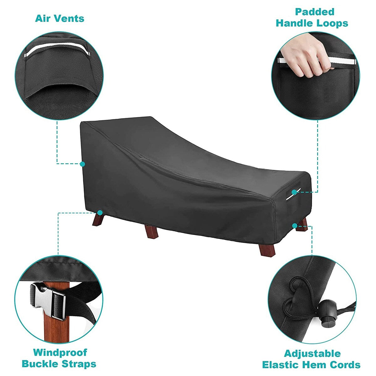Patio Chaise Lounge Cover, Outdoor Lounge Chair Covers, Patio Furniture Covers