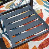 MAISON ARTS Patio E-coated Weather-resistant Stackable Dining Armchairs (Set of 2)