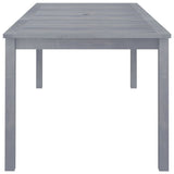 Patio Dining Table 84.6"x35.4"x29.1" Solid Acacia Wood