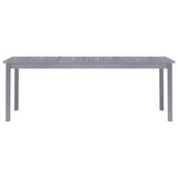 Patio Dining Table 84.6"x35.4"x29.1" Solid Acacia Wood