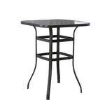 Patio Festival Wicker/Rattan 11-Piece Bar Height Dining Set
