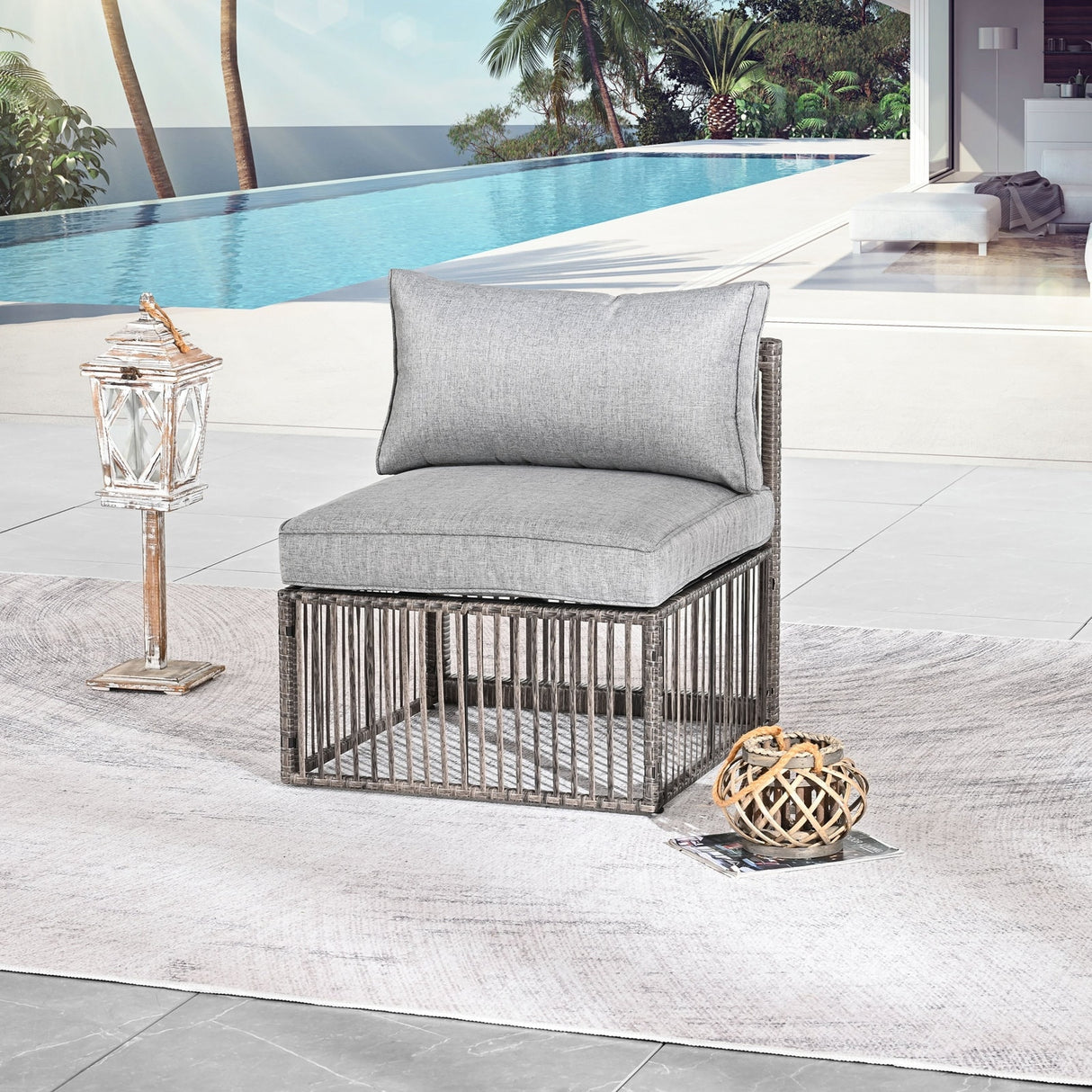 Patio Festival Y23 Outdoor Wicker Chair and Table Collection