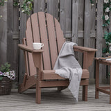 Patio Folding Adirondack Chair,Faux Wood Patio & Fire Pit Chair