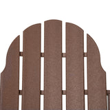 Patio Folding Adirondack Chair,Faux Wood Patio & Fire Pit Chair