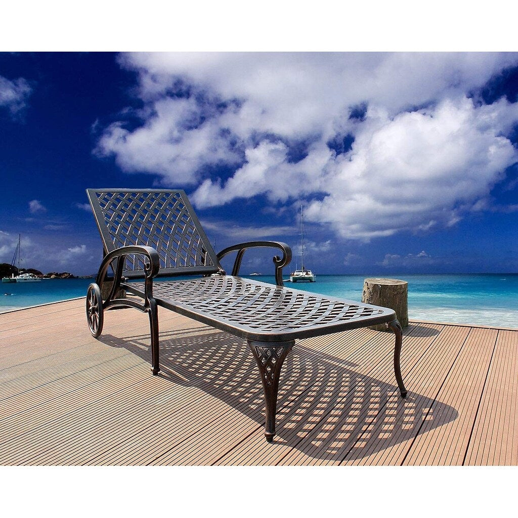 Patio Furniture Aluminium Cast Outdoor lounge chair 1pcs