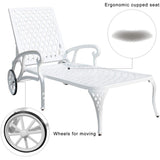 Patio Furniture Aluminium Cast Outdoor lounge chair 1pcs