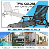 Patio Furniture Aluminium Cast Outdoor lounge chair 1pcs