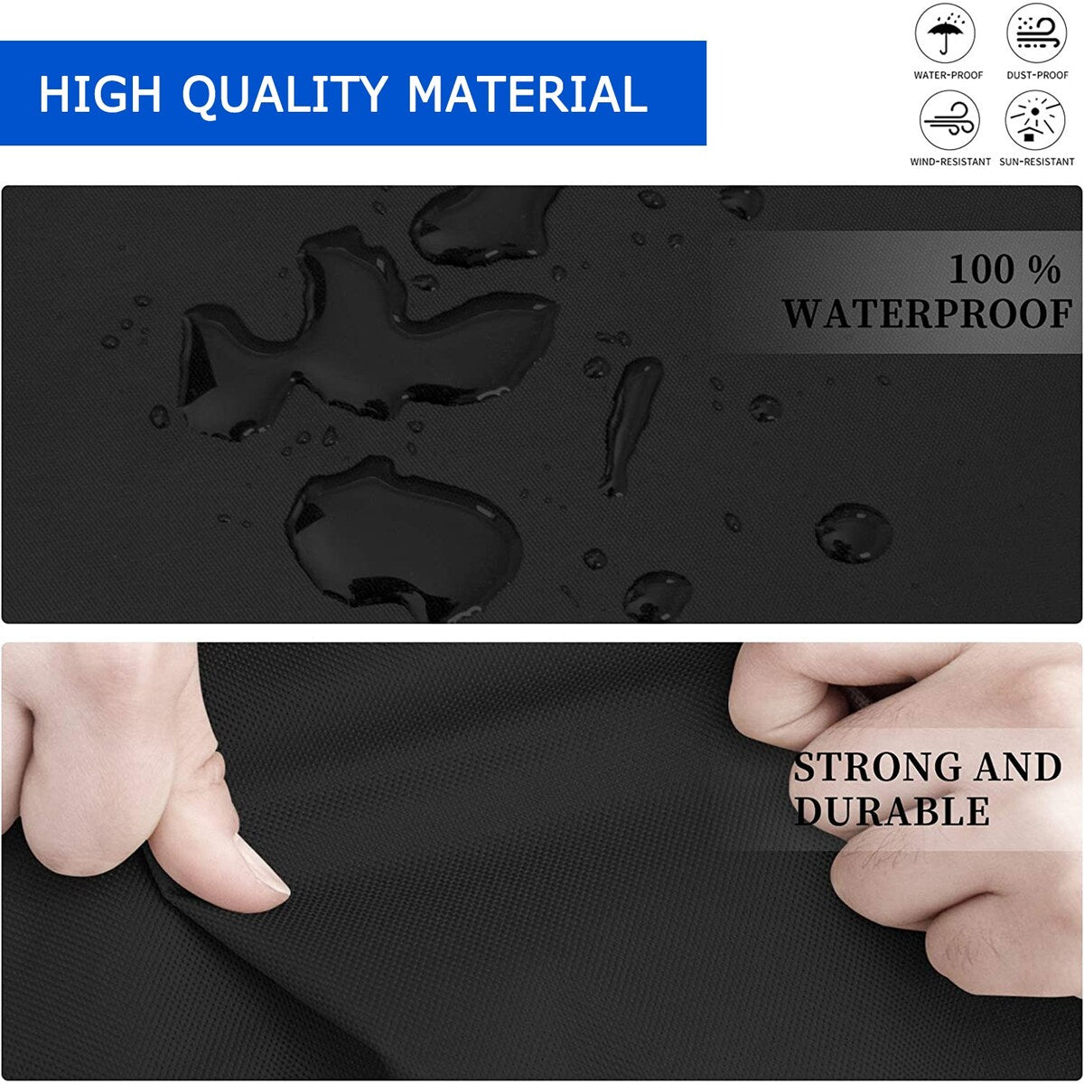 500D Patio Furniture Covers Thickening Outdoor Cover Protective
