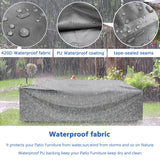 500D Patio Furniture Covers Thickening Outdoor Cover Protective