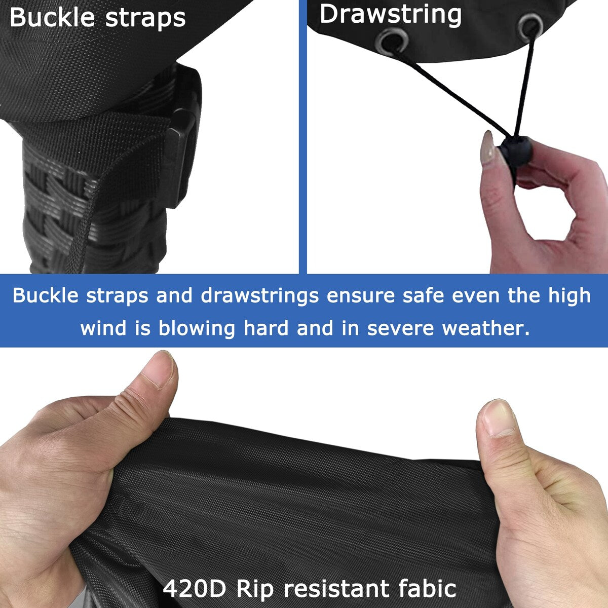 500D Patio Furniture Covers Thickening Outdoor Cover Protective