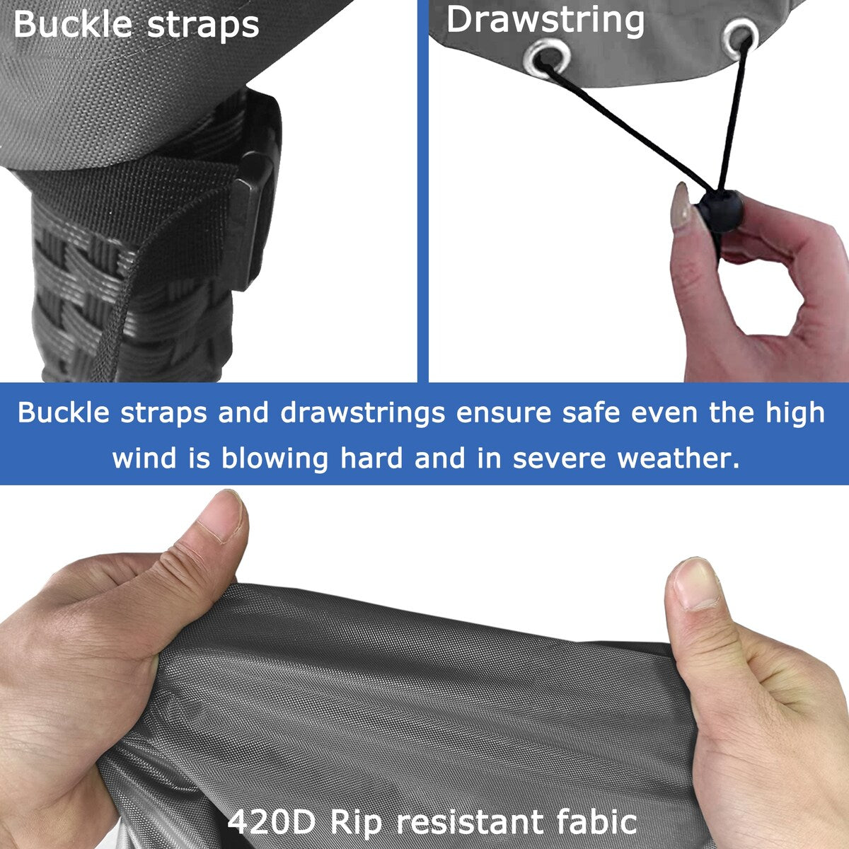 500D Patio Furniture Covers Thickening Outdoor Cover Protective