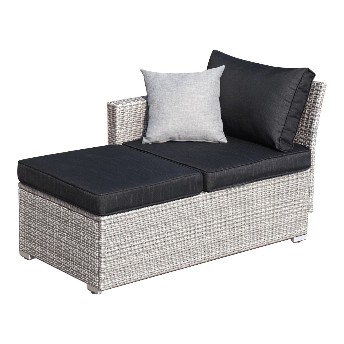 3-piece Outdoor Sectional Furniture All-weather Wicker Patio Conversation sets, Beige