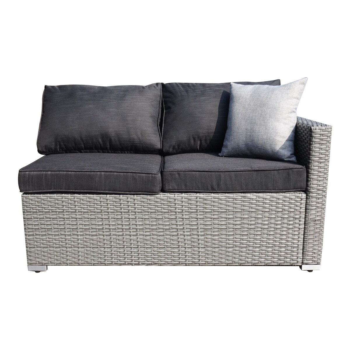 3-piece Outdoor Sectional Furniture All-weather Wicker Patio Conversation sets, Beige