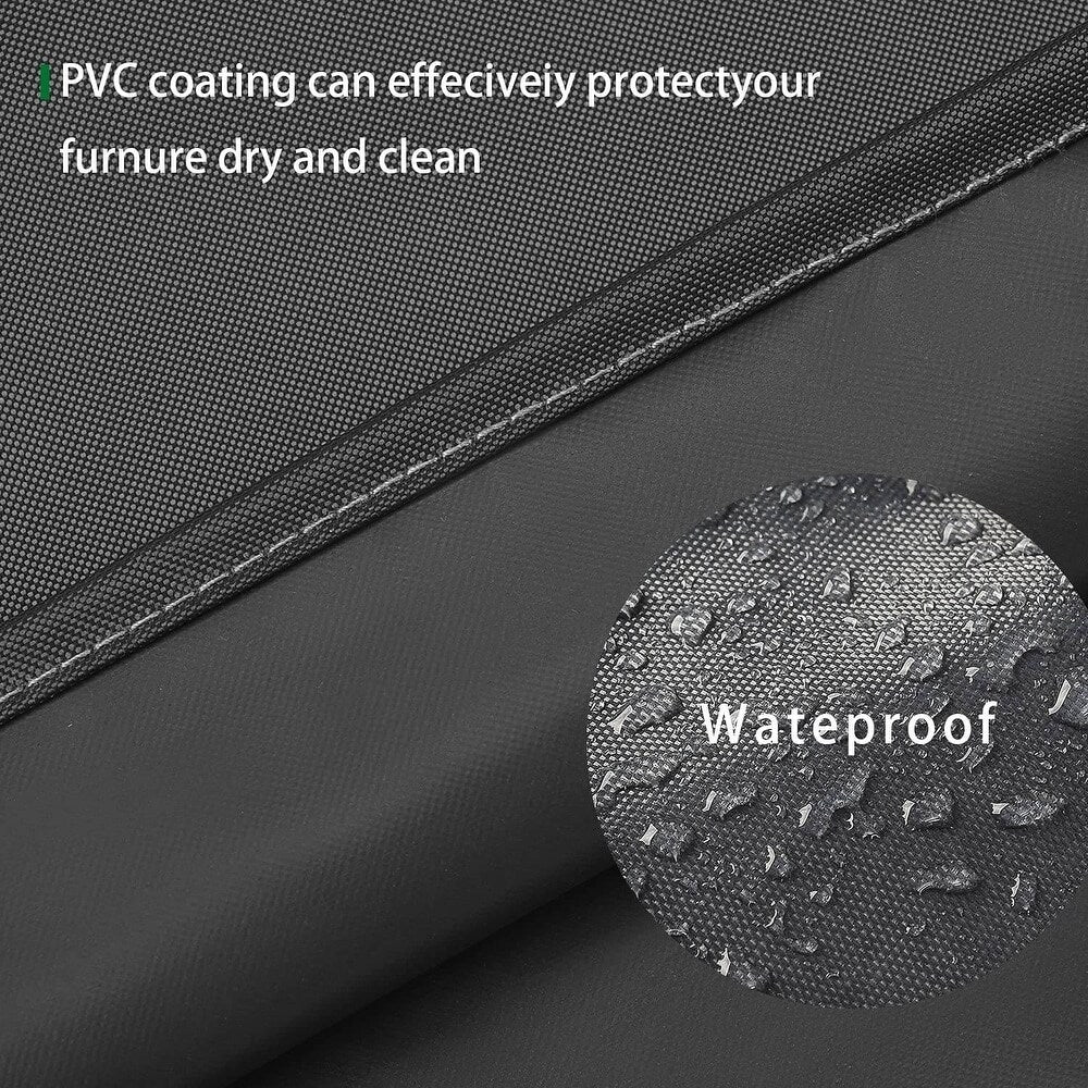 Patio Furniture Cover Waterproof Heavy Outdoor Dining Table Set Cover-fit 8-12 seat