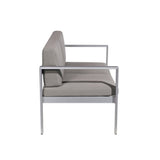 Patio Furniture Set Dark Gray SALERNO