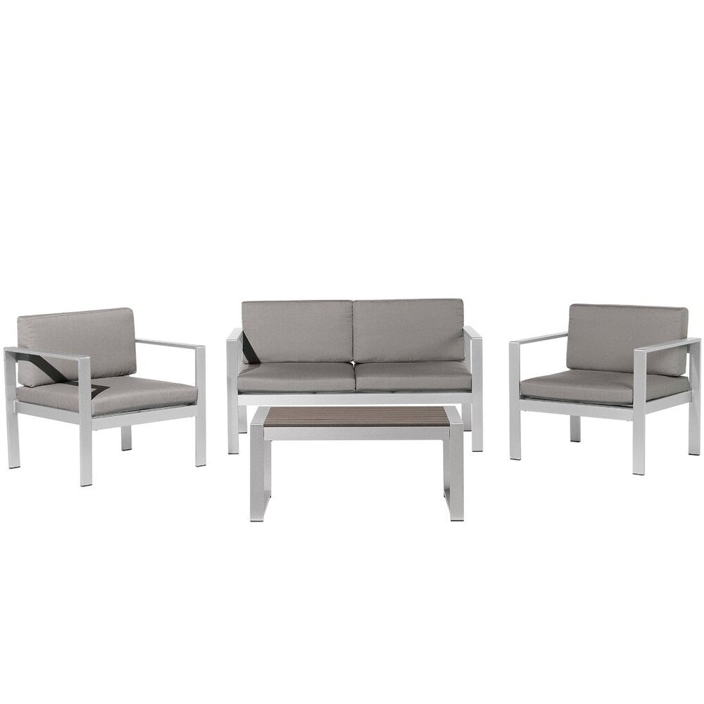 Patio Furniture Set Dark Gray SALERNO