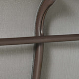 Patio Glider Loveseat Chair with Powder Coated Steel Frame