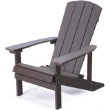 Patio Hips Plastic Adirondack Chair Lounger Weather Resistant Furniture