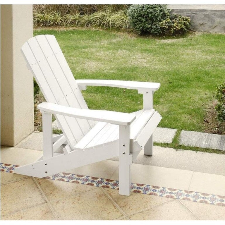 Patio Hips Plastic Adirondack Chair Lounger Weather Resistant Furniture