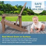 Patio Hips Plastic Adirondack Chair Lounger Weather Resistant Furniture