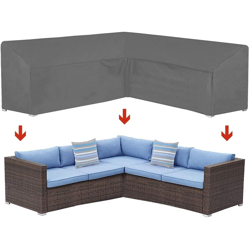 Patio Outdoor Sectional Sofa Cover for Patio Furniture Set