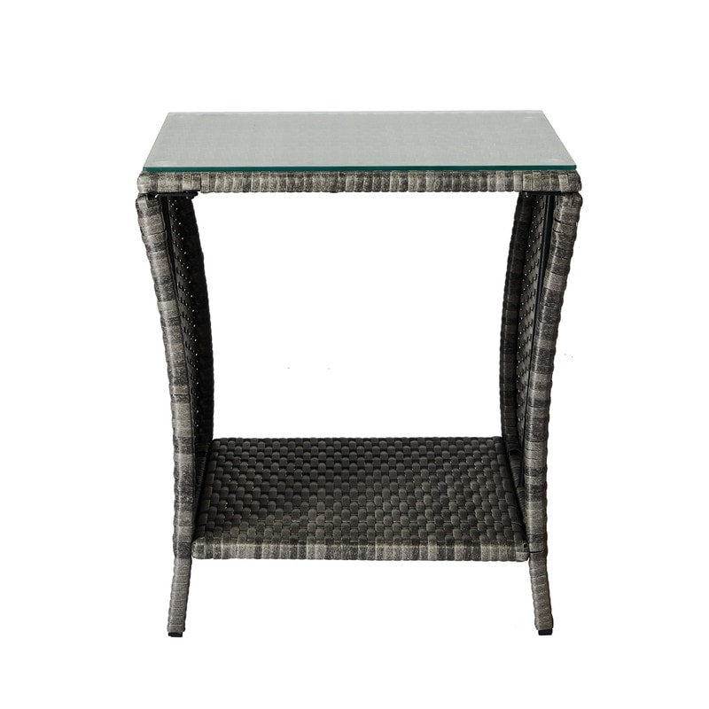 Patio Rattan Side Table