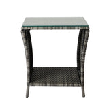 Patio Rattan Side Table