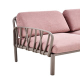Patio indoor/ outdoor garden single sofa armchairs plastic with soft cushion Weather waterproof chair Sectional Furniture 2