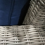 Patio8 Outdoor Sectional 9pcs Gray Wicker Patio Casual Furniture Set