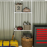 Patiowell 8 x 12 Outdoor Storage Shed with Shelf, Easy Installation