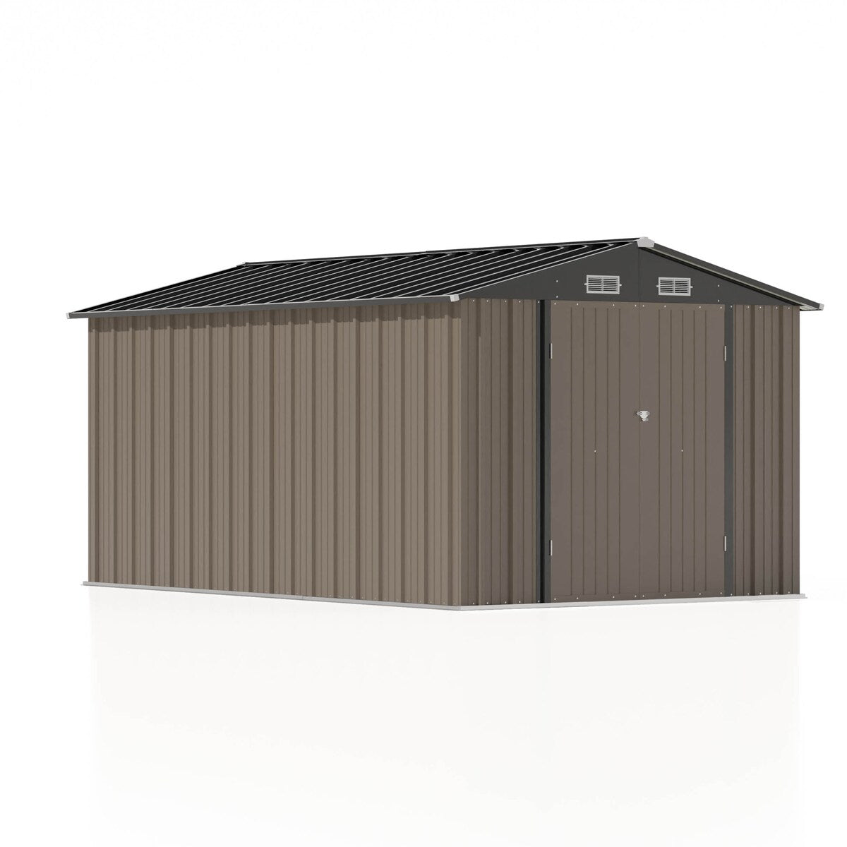 Patiowell 8 x 12 Outdoor Storage Shed with Shelf, Easy Installation