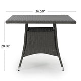 Patterson Outdoor 5-piece Wicker Dining Set with Cushions by Christopher Knight Home