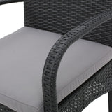 Patterson Outdoor 5-piece Wicker Dining Set with Cushions by Christopher Knight Home