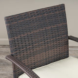 Patterson Outdoor 5-piece Wicker Dining Set with Cushions by Christopher Knight Home