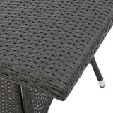 Patterson Outdoor 5-piece Wicker Dining Set with Cushions by Christopher Knight Home