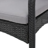 Patterson Outdoor 5-piece Wicker Dining Set with Cushions by Christopher Knight Home