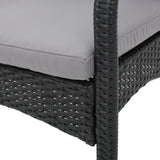 Patterson Outdoor 5-piece Wicker Dining Set with Cushions by Christopher Knight Home