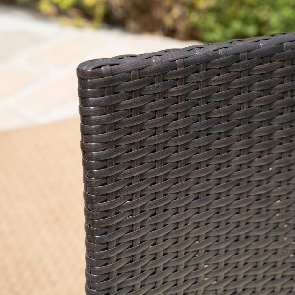 Patterson Outdoor 5-piece Wicker Dining Set with Cushions by Christopher Knight Home