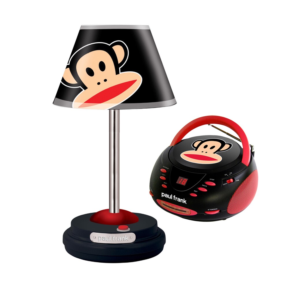 Paul Frank Juilius Table Lamp and CD Boombox